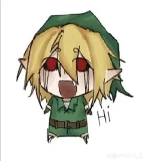 Sticker from Ben drowned💚🎮 @K0r9elia