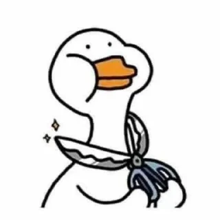 ✂️ emoji 🪿🦆 Telegram sticker 13 of 120
