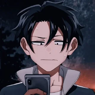 😥 emoji Ямори~🖤 @YofukashiNoUta_wc Telegram sticker 12 of 36