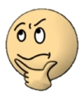 🤔 emoji дурак онлайн Telegram sticker 19 of 25