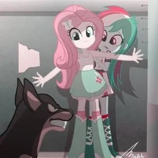 😠 emoji Флаттершай от Крокозябры Telegram sticker 21 of 92