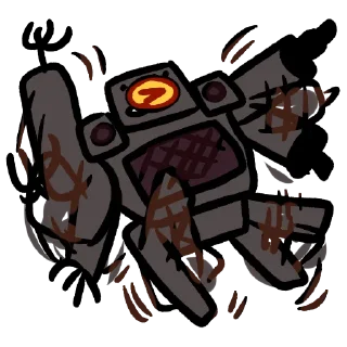 😂 emoji Lethal Company by pansear-doodles Telegram sticker 6 of 35