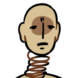 😞 emoji Lethal Company by pansear-doodles Telegram sticker 9 of 35