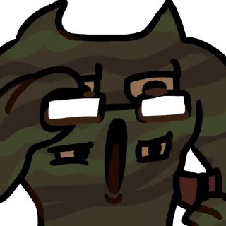 😧 emoji Lethal Company by pansear-doodles Telegram sticker 5 of 35