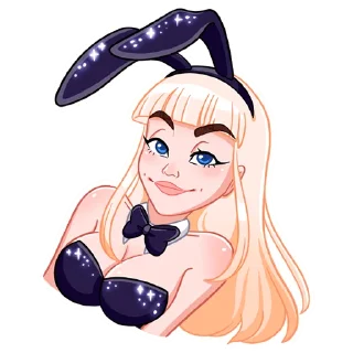 😏 emoji Каталина Блэк Telegram sticker 17 of 48