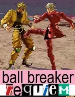 Sticker from jojo no kim you no bouken