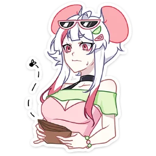 Sticker from Мауси и Рен на каникулах '@KatShiStickers'