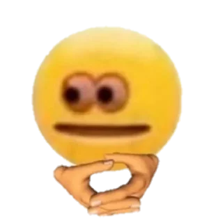 🌟 emoji Yellow ball meme Telegram sticker 12 of 25