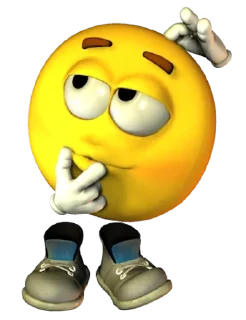 🧐 emoji Yellow ball meme Telegram sticker 22 of 25