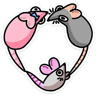 #️⃣ emoji Семейство Крыс | @vkspoilertg Telegram sticker 20 of 48