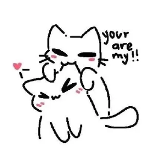 Sticker from mini cats ^^