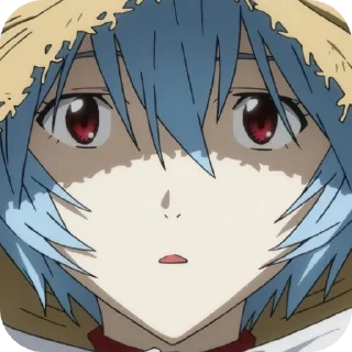 😯 emoji rei :: @ilxaf8 Telegram sticker 8 of 45