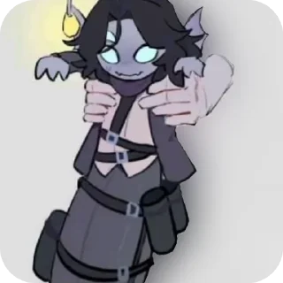 🥲 emoji Чиби Себастьян Telegram sticker 6 of 8