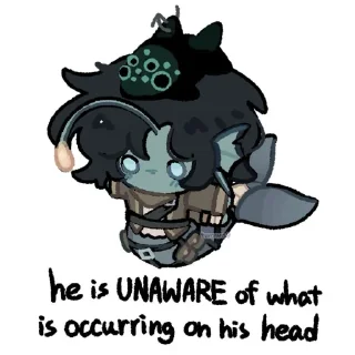 🥺 emoji Чиби Себастьян Telegram sticker 5 of 8