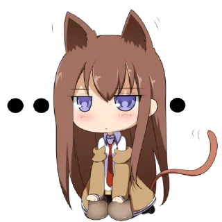 😑 emoji Chibi Telegram sticker 14 of 31