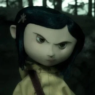 😡 emoji Coraline jones🗝️ Telegram sticker 5 of 33
