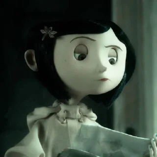 🤨 emoji Coraline jones🗝️ Telegram sticker 6 of 33