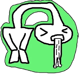 🤮 emoji BlankMann Telegram sticker 7 of 19