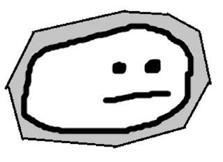 😐 emoji BlankMann Telegram sticker 9 of 19