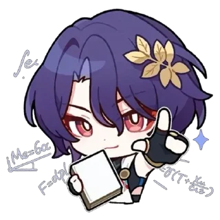 📕 emoji 𝔻𝕠𝕔𝕥𝕠𝕣 ℝ𝕒𝕥𝕠𝕚 ❁ @wwkness @StickersStarRail Telegram sticker 9 of 41