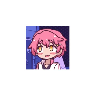 Sticker from starry flowers