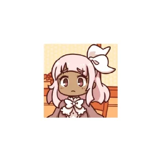 Sticker from starry flowers