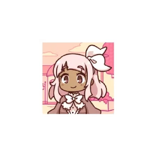 Sticker from starry flowers