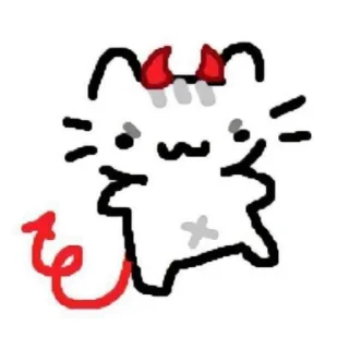 😏 emoji 🐈‍⬛ _ 🐈 Telegram sticker 21 of 39