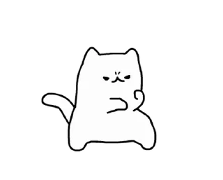 ⭐ emoji ポッキーにゃ - Busy Day @moe_sticker_bot Telegram sticker 14 of 24