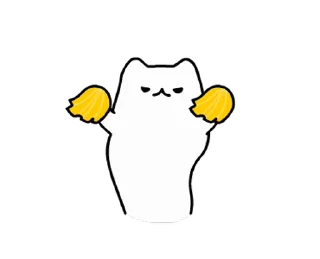 ⭐ emoji ポッキーにゃ - Busy Day @moe_sticker_bot Telegram sticker 10 of 24