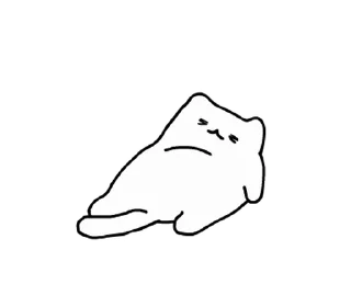 ⭐ emoji ポッキーにゃ - Busy Day @moe_sticker_bot Telegram sticker 19 of 24