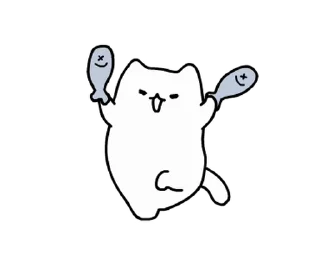 ⭐ emoji ポッキーにゃ - Busy Day @moe_sticker_bot Telegram sticker 24 of 24