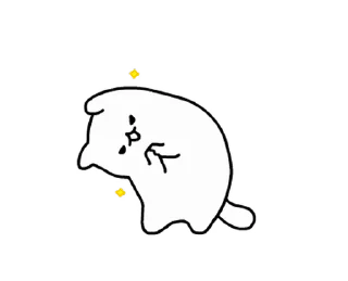 ⭐ emoji ポッキーにゃ - Busy Day @moe_sticker_bot Telegram sticker 6 of 24