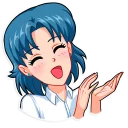 👏 emoji Sailor Moon Telegram sticker 18 of 35
