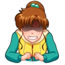 😡 emoji Sailor Moon Telegram sticker 24 of 35