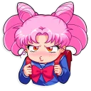 😤 emoji Sailor Moon Telegram sticker 12 of 35