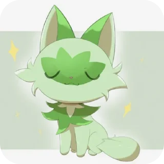 📝 emoji 🍃:Sprigatito:🍃 Telegram sticker 5 of 36