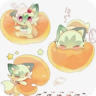 💍 emoji 🍃:Sprigatito:🍃 Telegram sticker 10 of 36