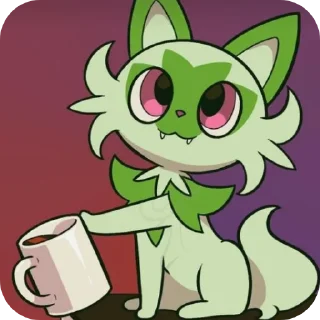 👎 emoji 🍃:Sprigatito:🍃 Telegram sticker 21 of 36