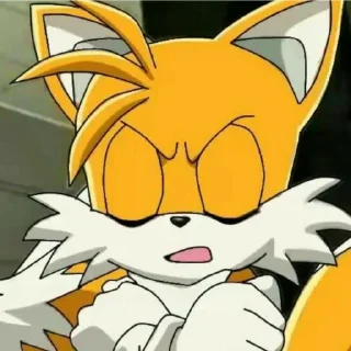 😡 emoji Tails Telegram sticker 9 of 76