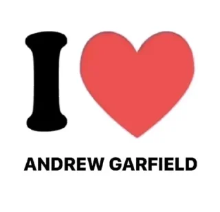 Sticker from andrew garfield !!!