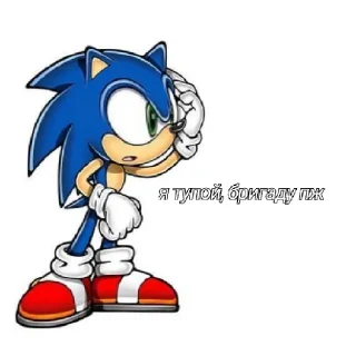 😰 emoji Sonic Telegram sticker 21 of 32
