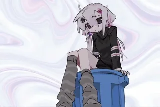 Sticker from usedcvnt/violet