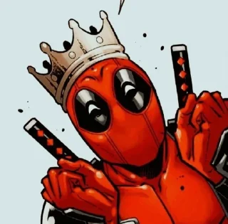 👑 emoji Deadpool ➩ @Earth928B Telegram sticker 8 of 65