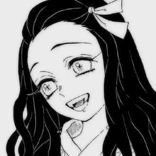 😂 emoji Незуко аниме/манга @Ctikerubot Telegram sticker 2 of 25