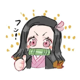 😂 emoji Незуко аниме/манга @Ctikerubot Telegram sticker 16 of 25