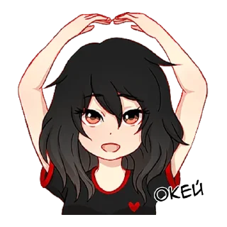 👌 emoji Послушная девочка @tg_sticks Telegram sticker 8 of 40