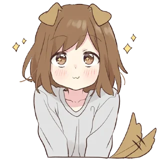 Sticker from Dog Girl @jp_stickers