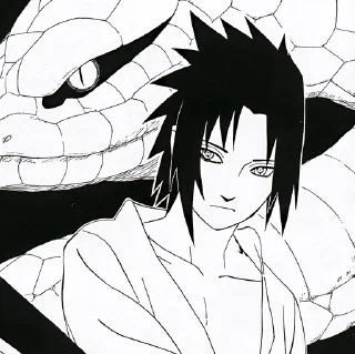 Sticker from Sasuke Uchiha ≈ @wujsed