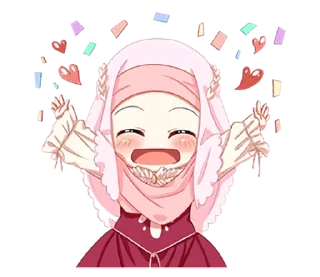 Sticker from Hijab Princess (@TgSticker)